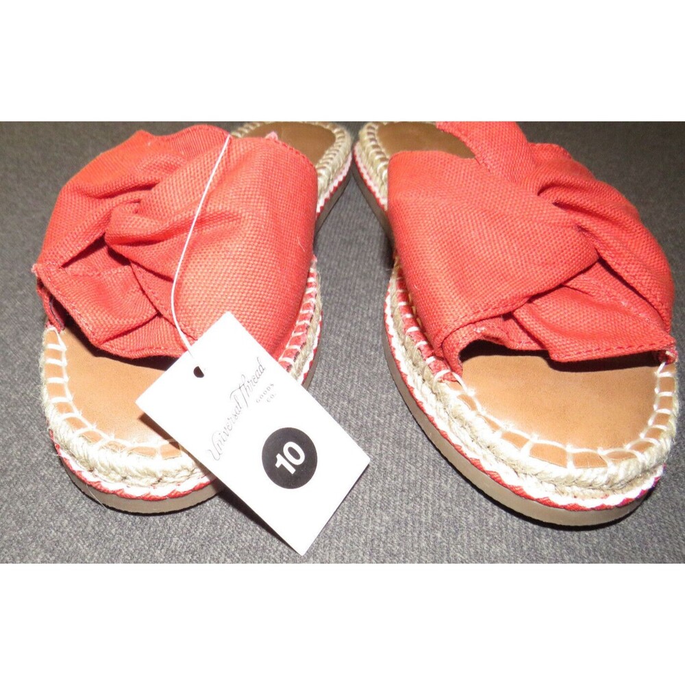 Universal Thread Women's Rust Espadrille Slide Sa… - image 4